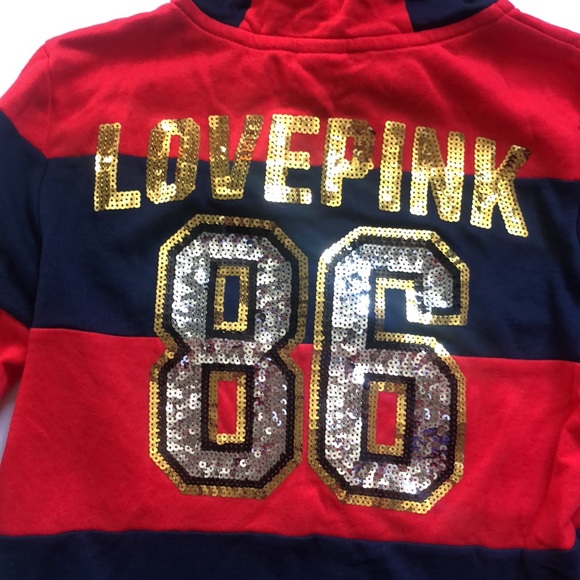 PINK HOODIE WITH SEQUINS - Picture 7 of 7